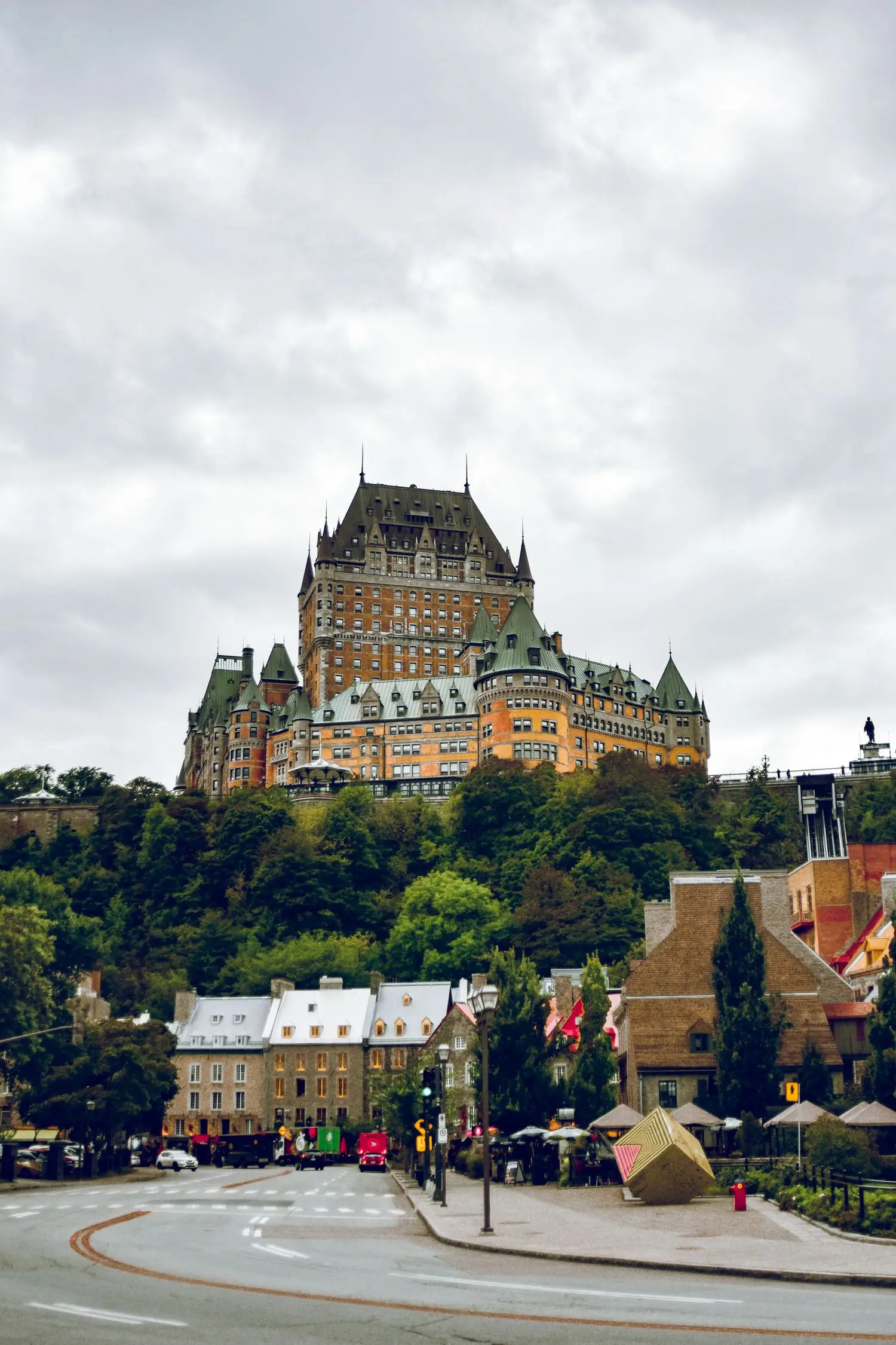 Historic hilltop Canadian hotel