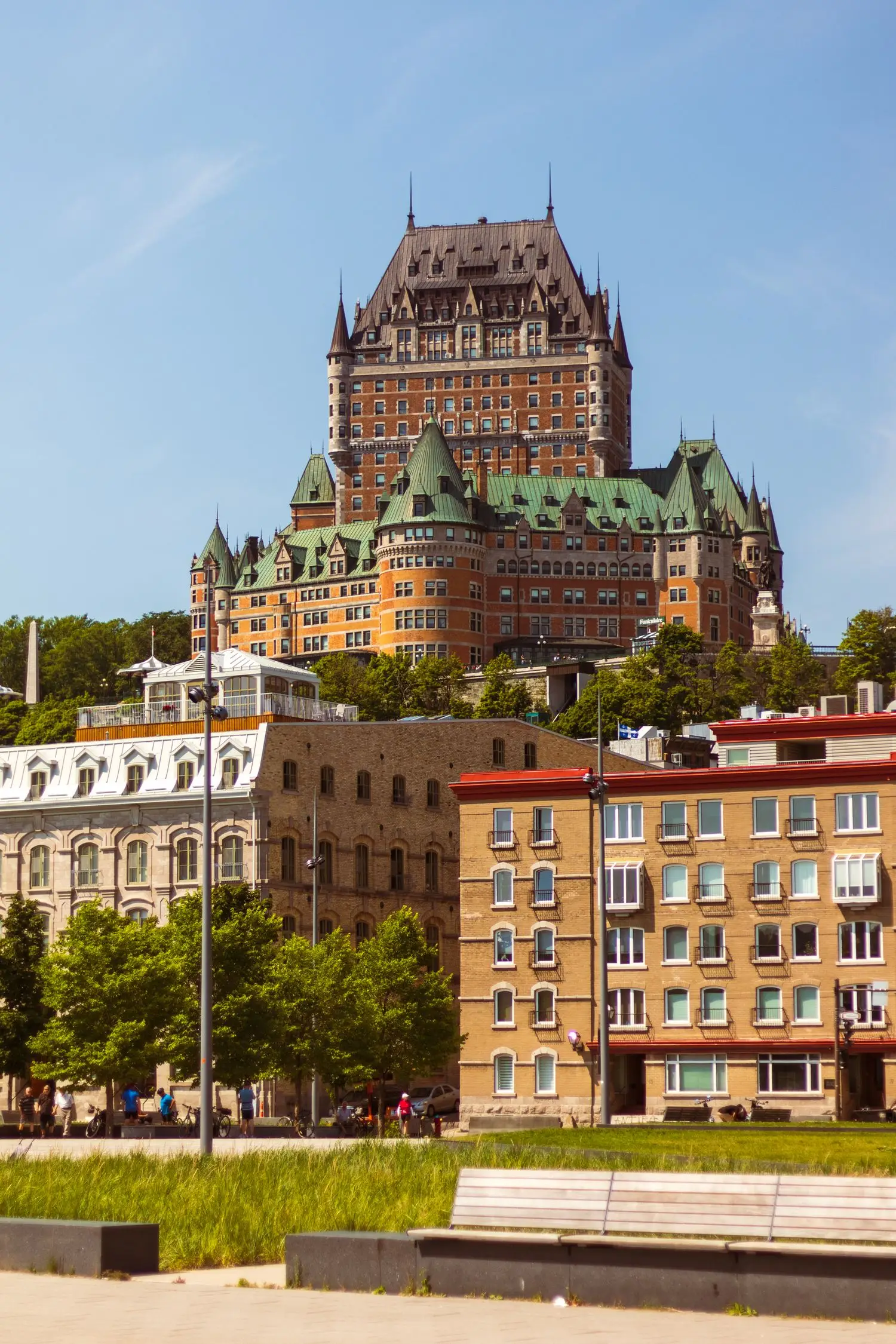 Grand historic architecture in Quebec