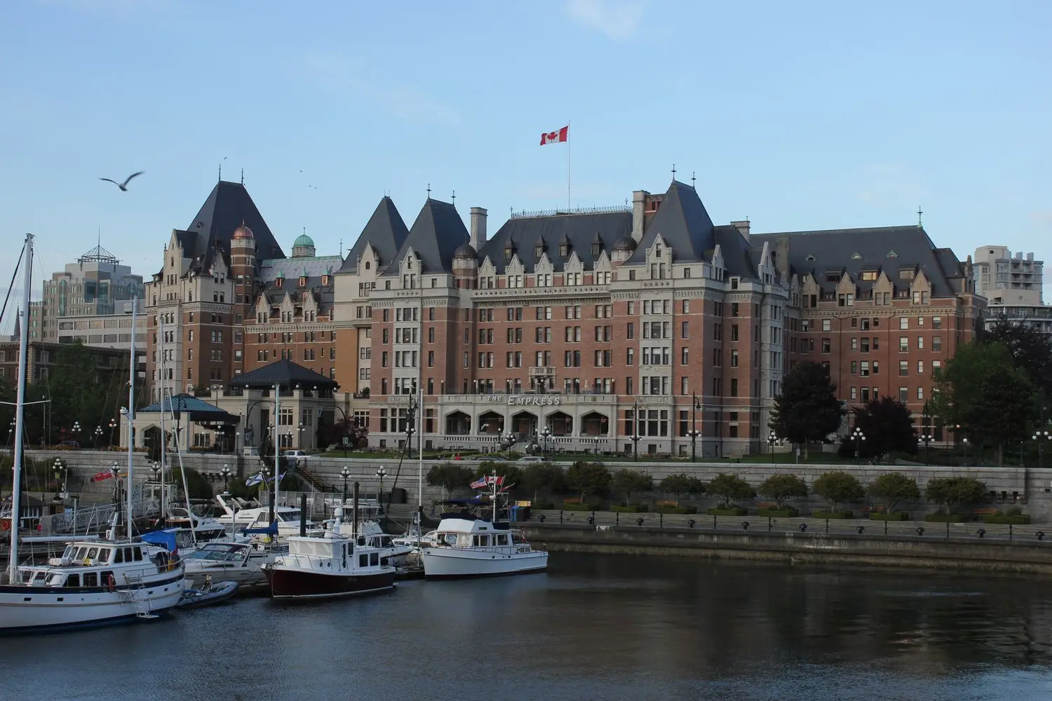 Canadian waterfront hotel and marina