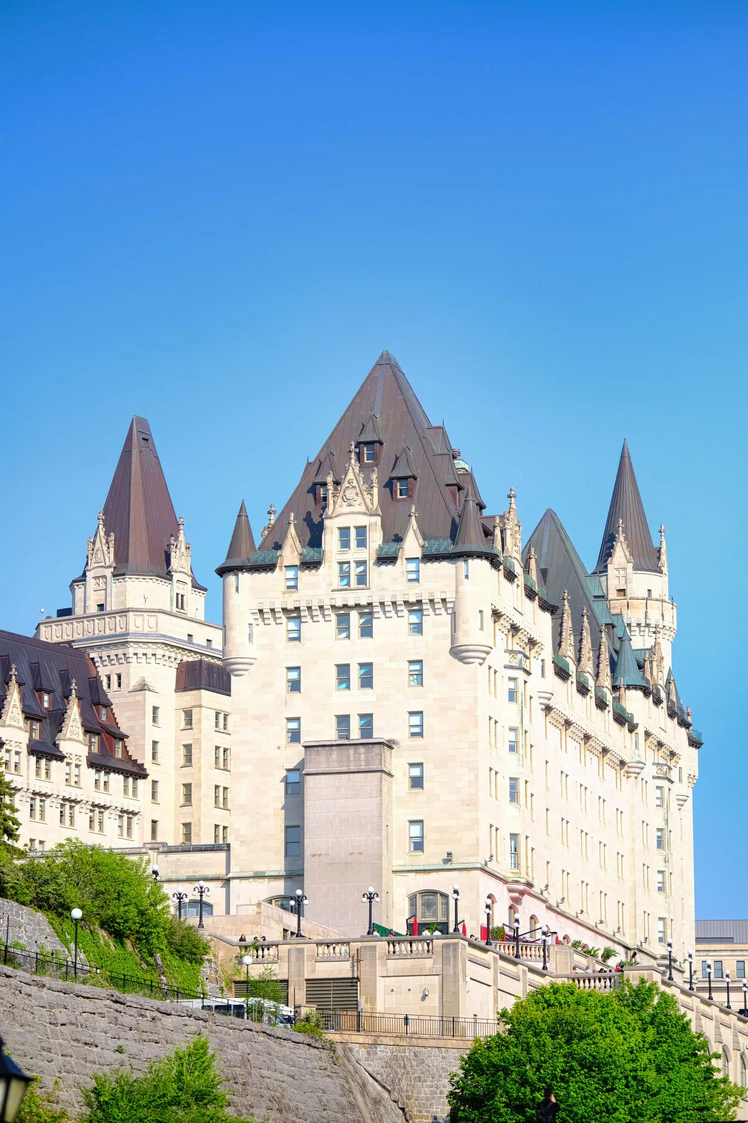 Grand Canadian heritage hotel architecture