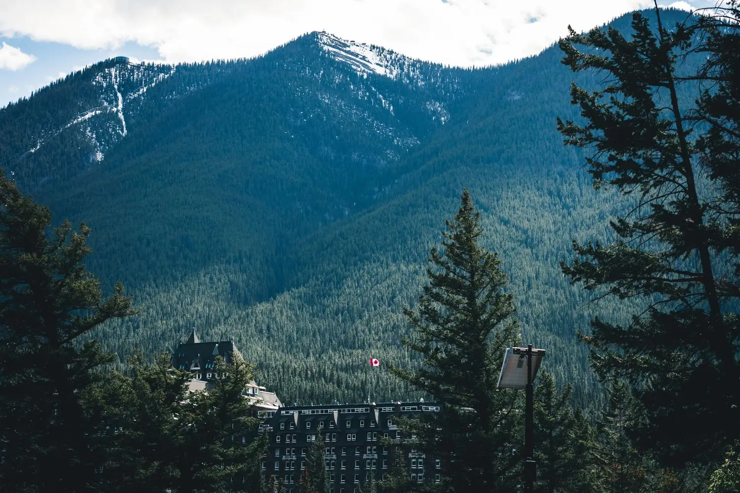 Canadian mountain landscape