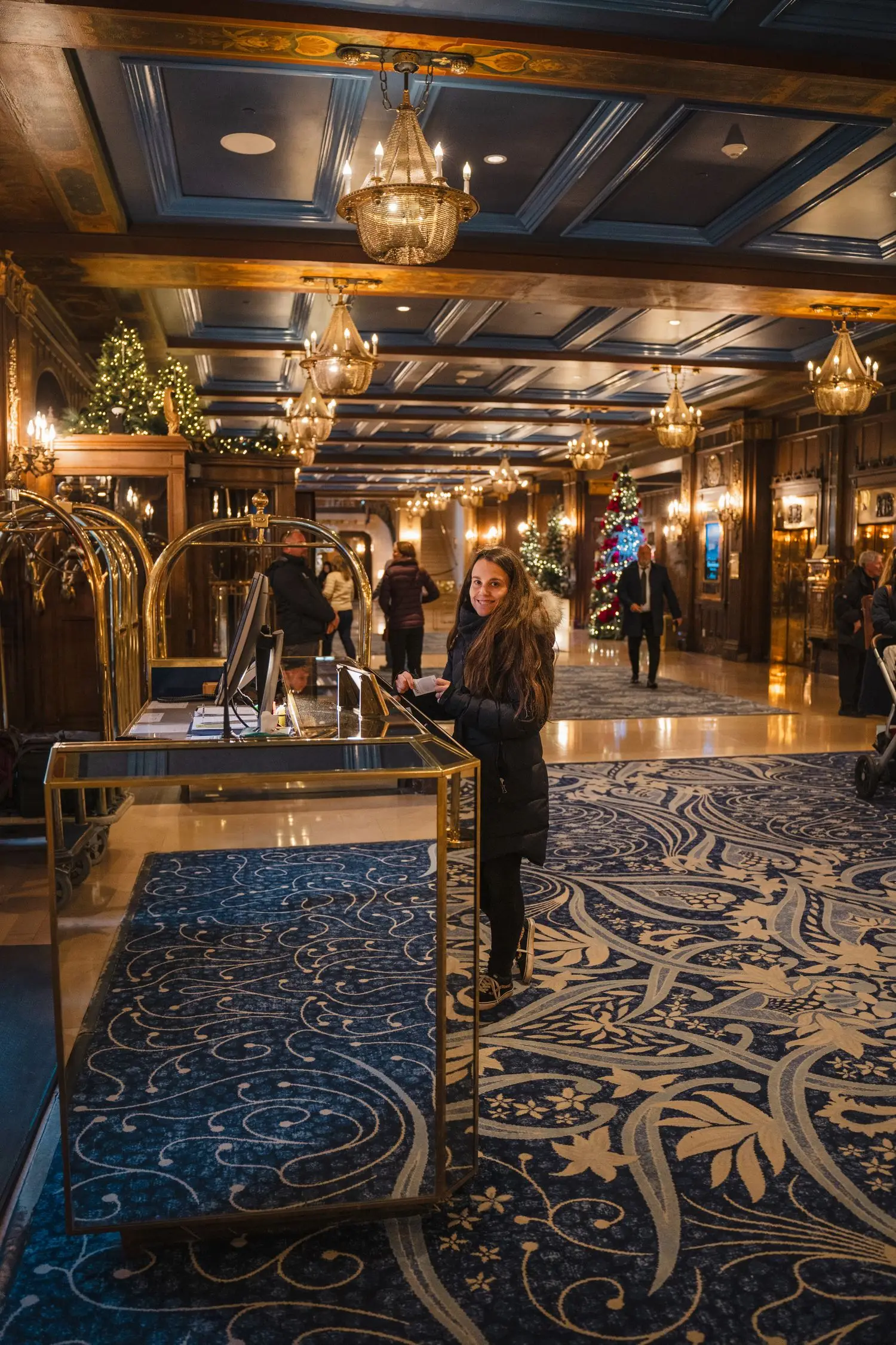 Grand ornate hotel interior suited to group travel